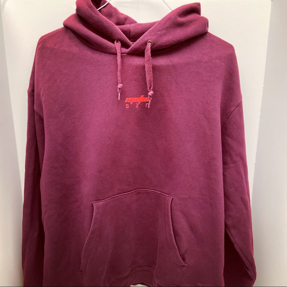 (Rare) Yeezy Mafia hoodie Maroon size XL